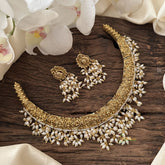 Vriksham Gold Look Alike Hasli Choker-Guttapusalu-G15784